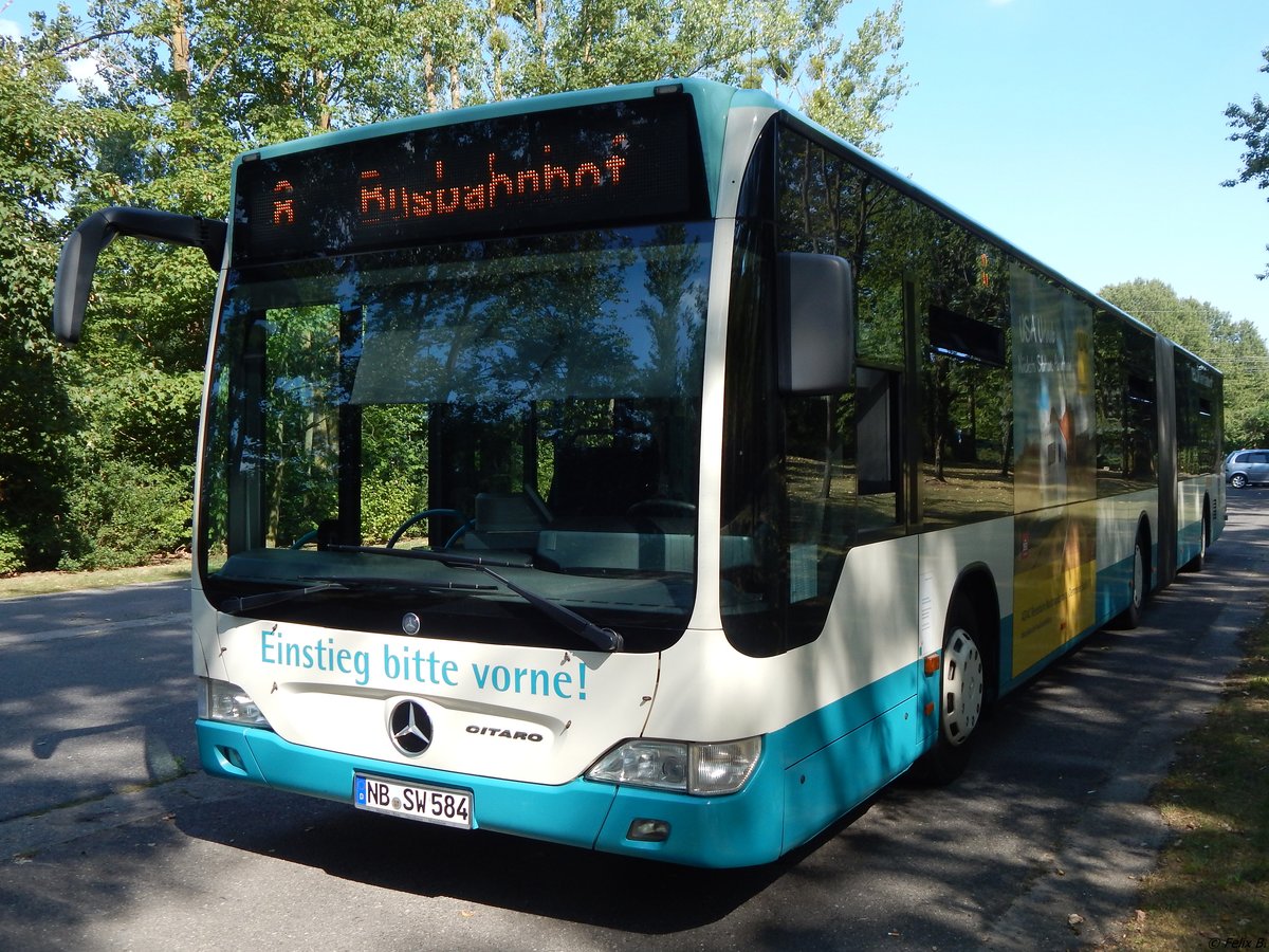 Mercedes Citaro II der Neubrandenburger Verkehrsbetriebe in Neubrandenburg. 