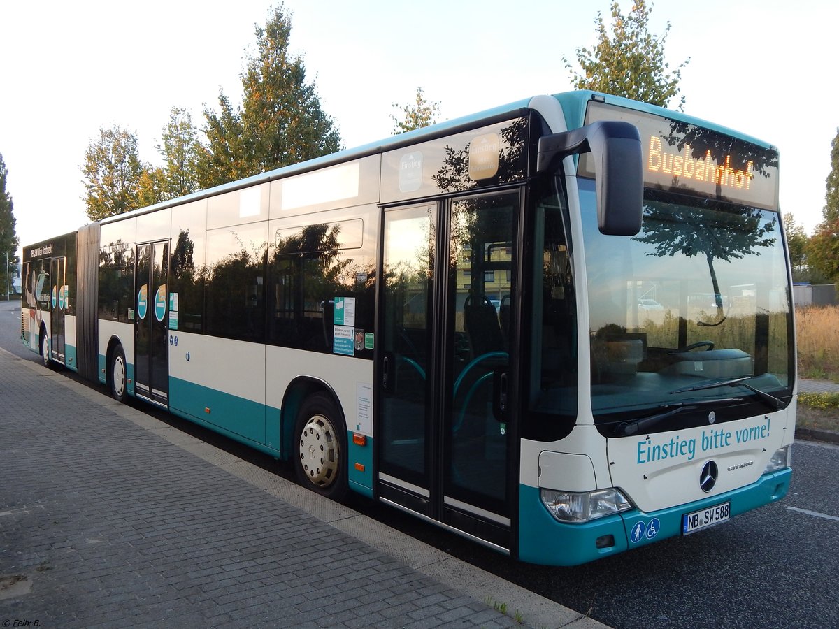 Mercedes Citaro II der Neubrandenburger Verkehrsbetriebe in Neubrandenburg.