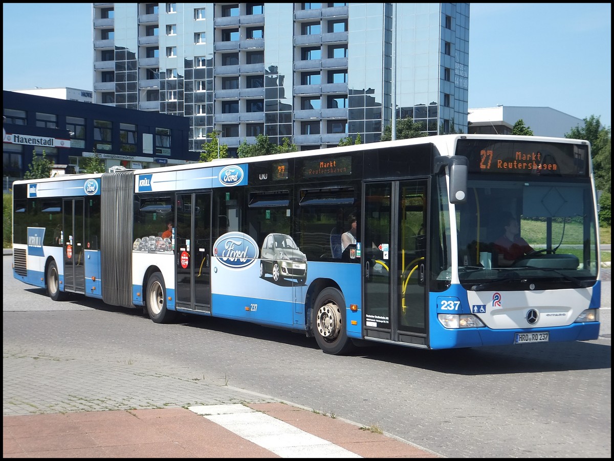 Mercedes Citaro II der Rostocker Stra�enbahn AG in Rostock.