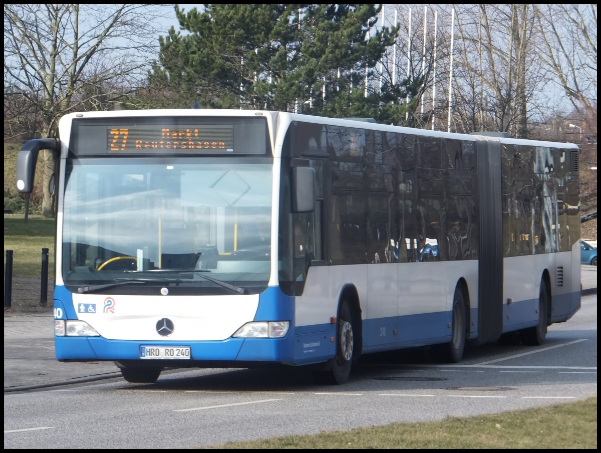 Mercedes Citaro II der Rostocker Straenbahn AG in Rostock.