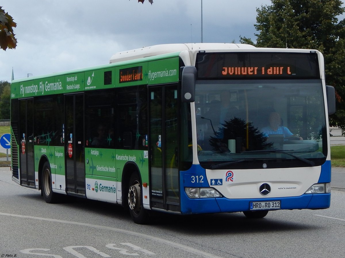 Mercedes Citaro II der Rostocker Straßenbahn AG in Rostock.