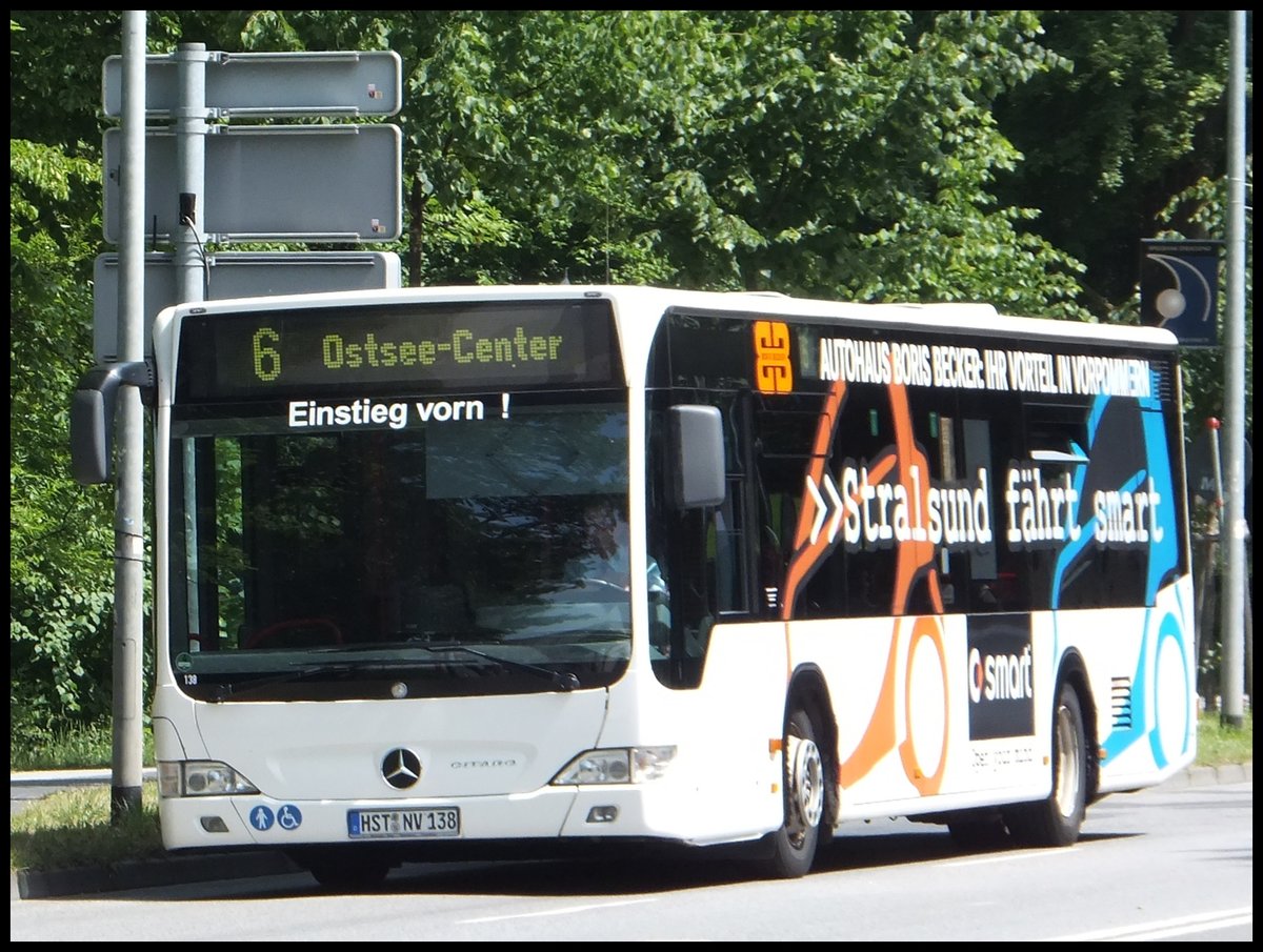 Mercedes Citaro II der Stadtwerke Stralsund in Stralsund.