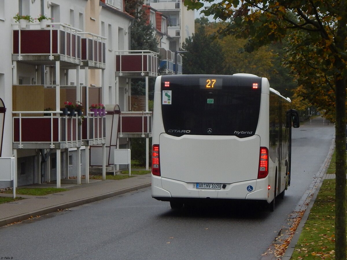 Mercedes Citaro III Hybrid der VVR in Binz.