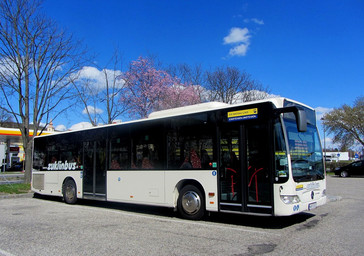 Mercedes Citaro von Zuklinbus aus Nieder�sterreich in Krems gesehen.