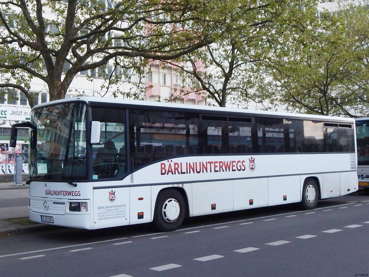 Mercedes Integro von Bärlinunterwegs aus Deutschland in Berlin.