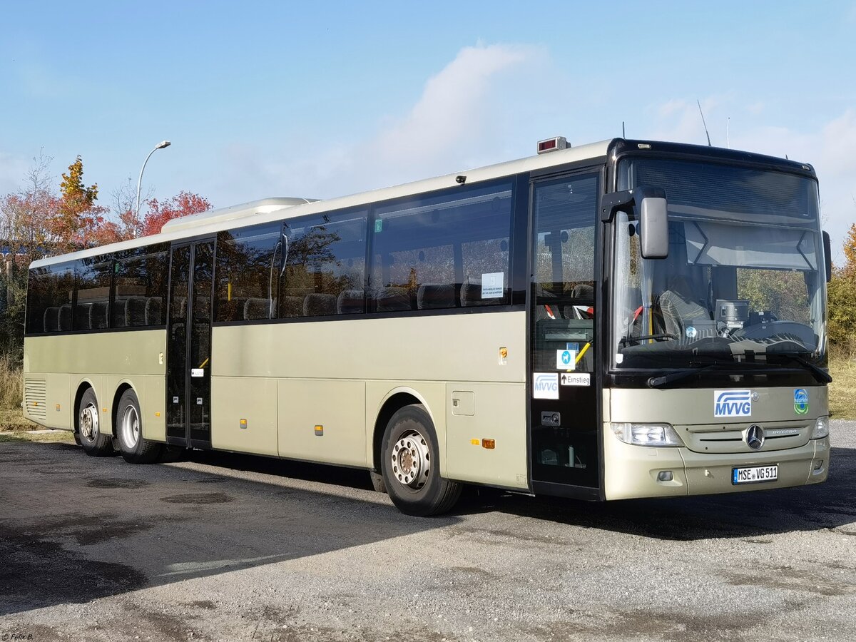 Mercedes Integro der MVVG (ex ÖBB-Postbus) in Röbel.