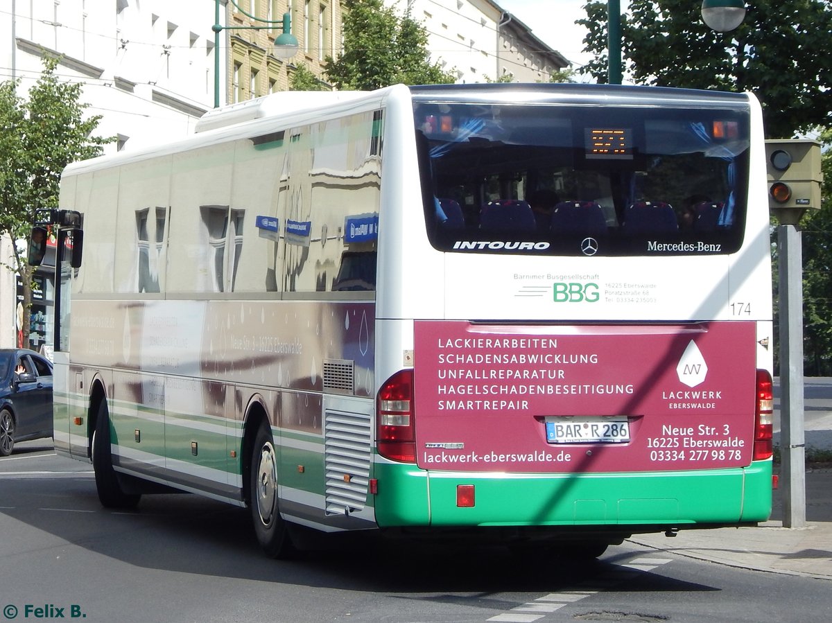 Mercedes Intouro der Barnimer Busgesellschaft in Eberswalde.