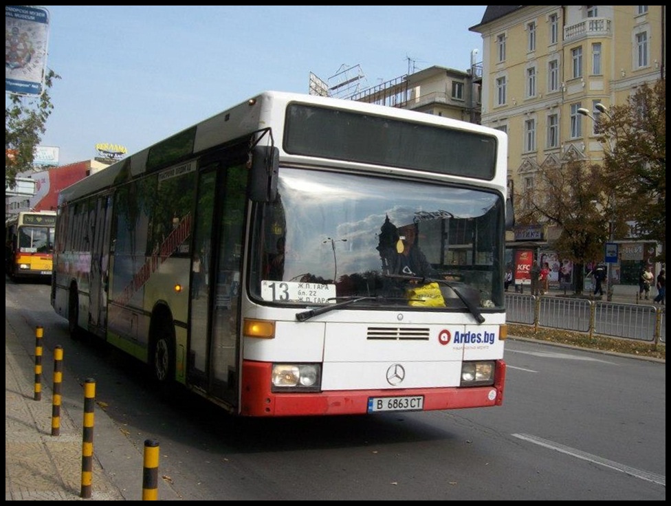 Mercedes O 405 in Varna.