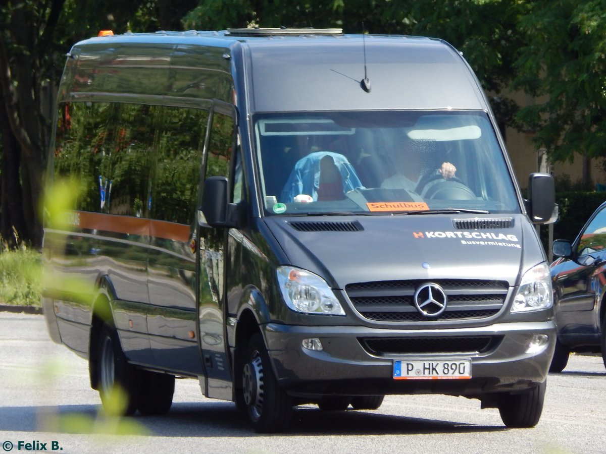 Mercedes Sprinter von H. Kortschlag Fahrservice aus Deutschland in Potsdam.