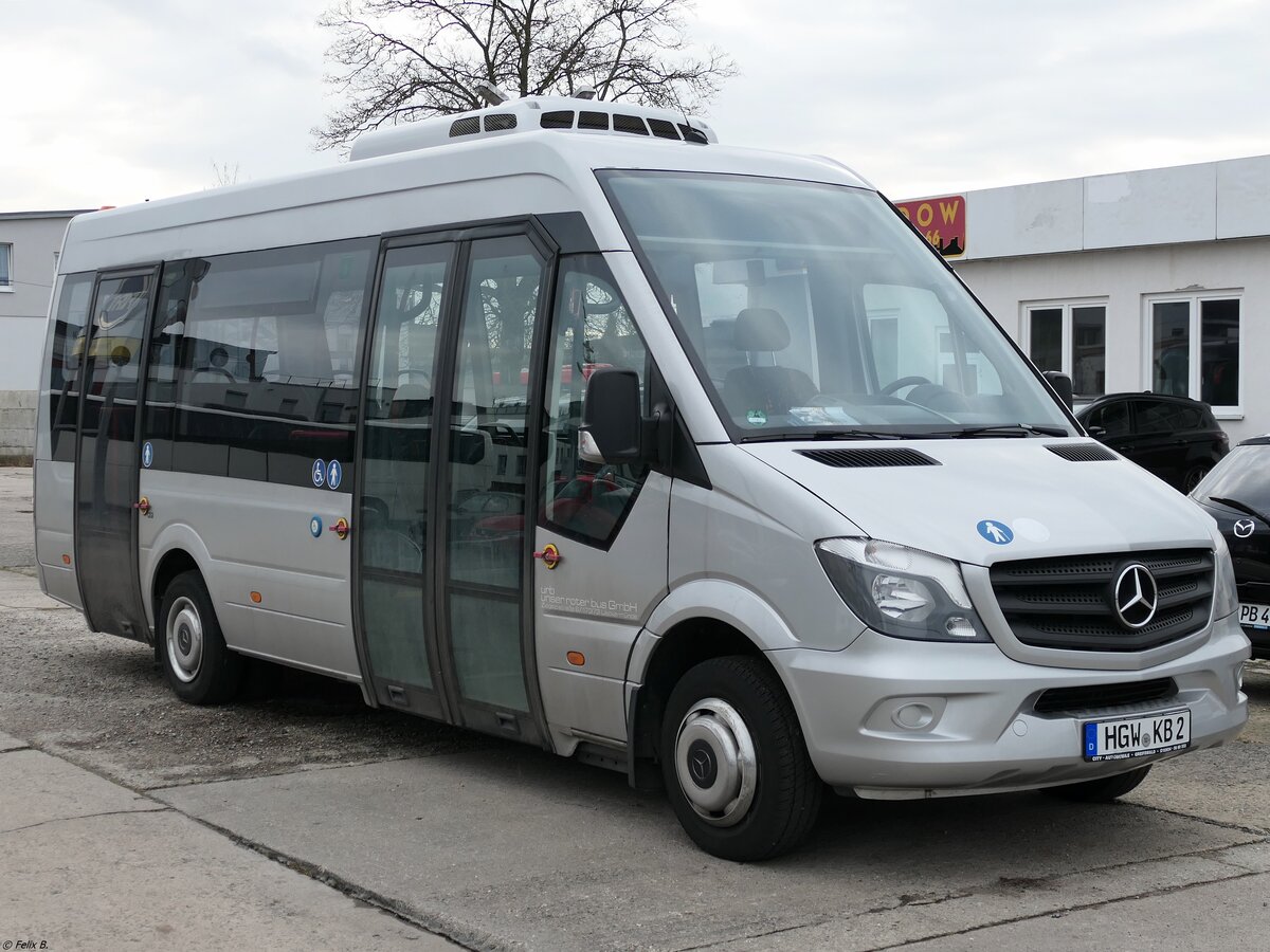 Mercedes Sprinter von Taxi Wedow aus Deutschland in Greifswald.