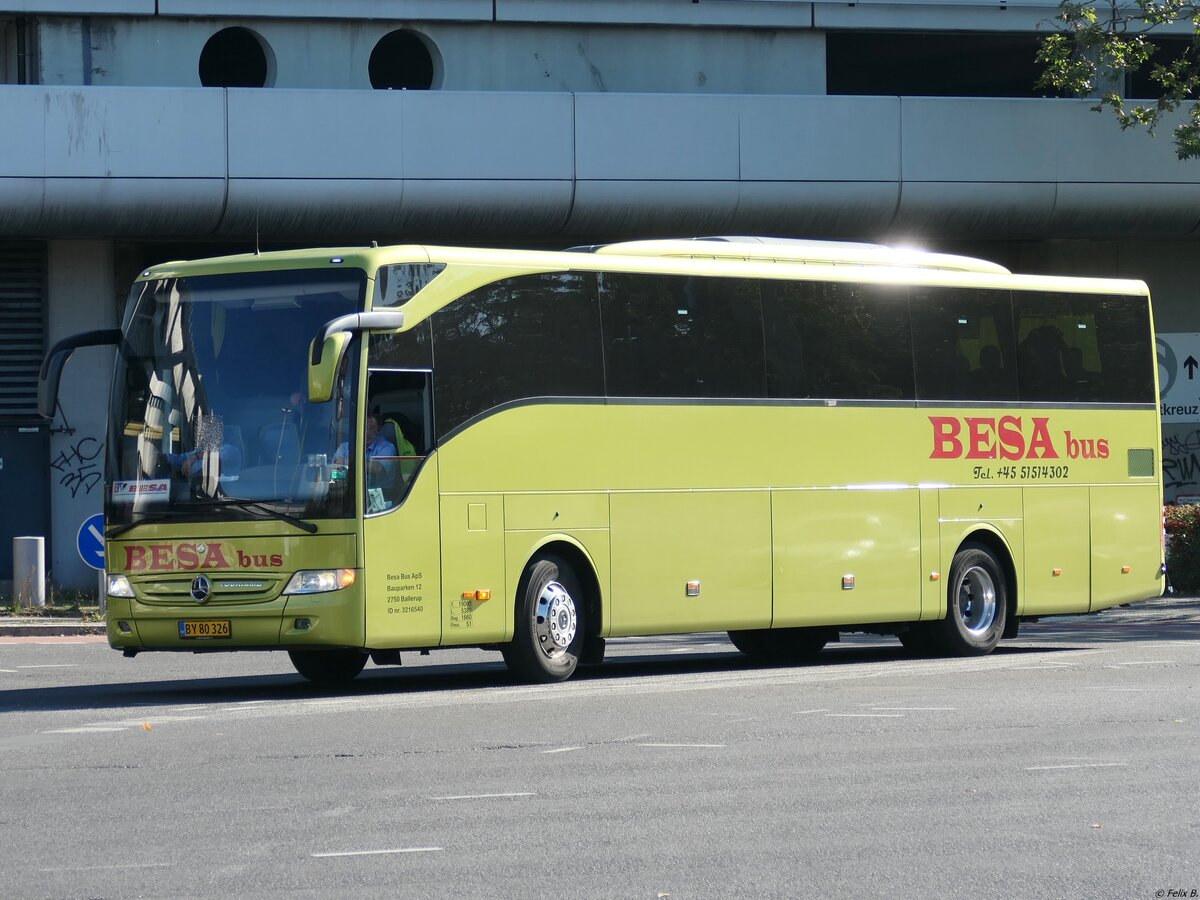 Mercedes Tourismo von Besa Bus aus D�nemark in Berlin.