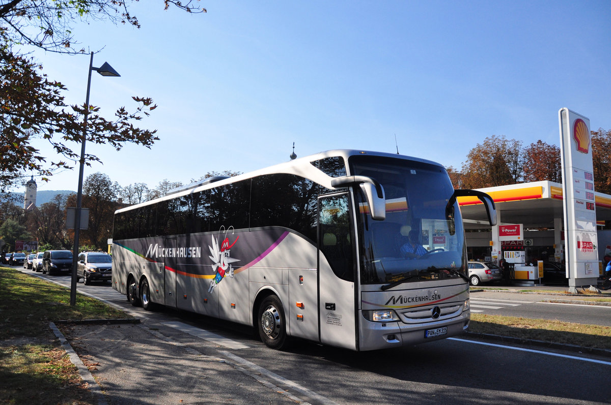 Mercedes Tourismo von M�ckenhausen Reisen aus der BRD in Krems.