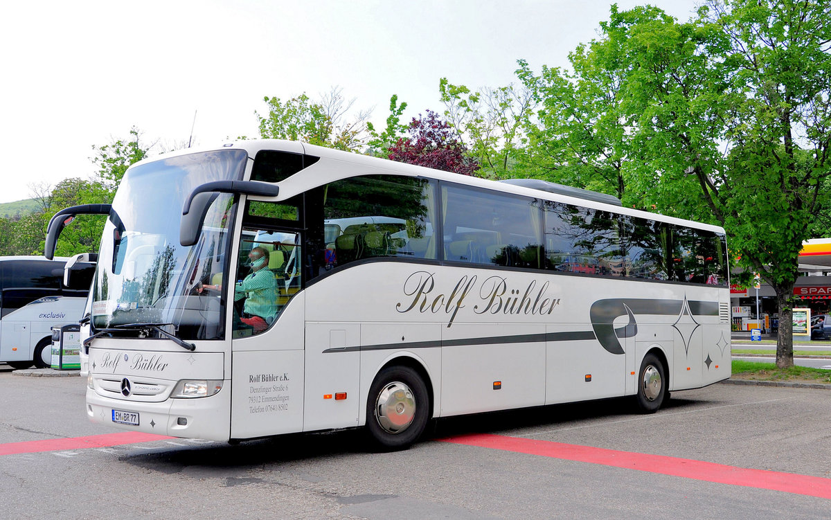 Mercedes Tourismo von Rolf B�hler Reisen aus der BRD in Krems gesehen.