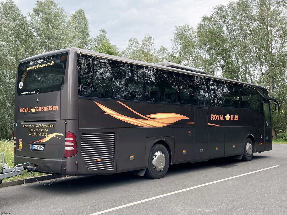 Mercedes Tourismo von Royal Busreisen aus Deutschland in Plau am See.