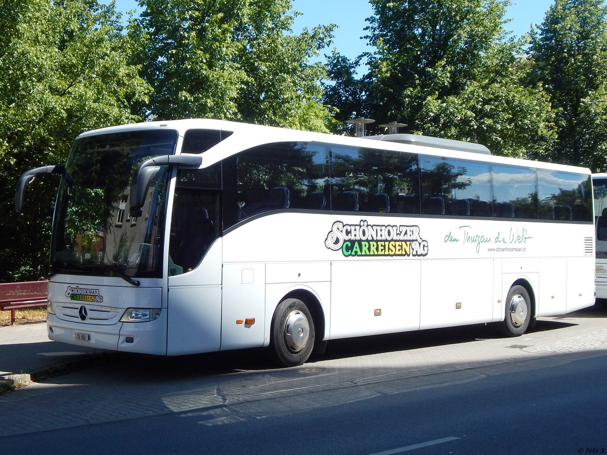 Mercedes Tourismo von Schönholzer Carreisen aus der Schweiz in Neubrandenburg.