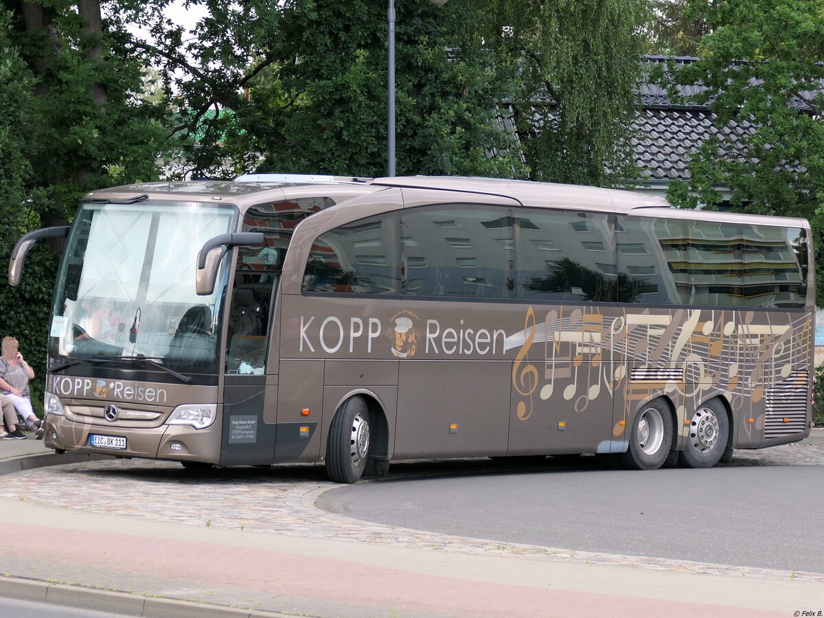 Mercedes Travego von Kopp Reisen (ex Klemens Reisen/D) aus Deutschland in Binz.
