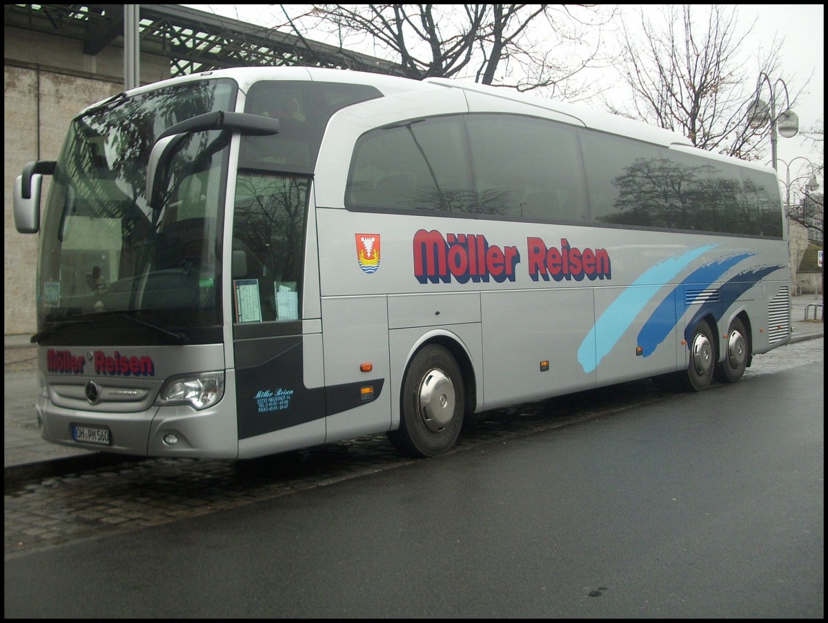 Mercedes Travego von Mller Reisen aus Deutschland in Berlin.