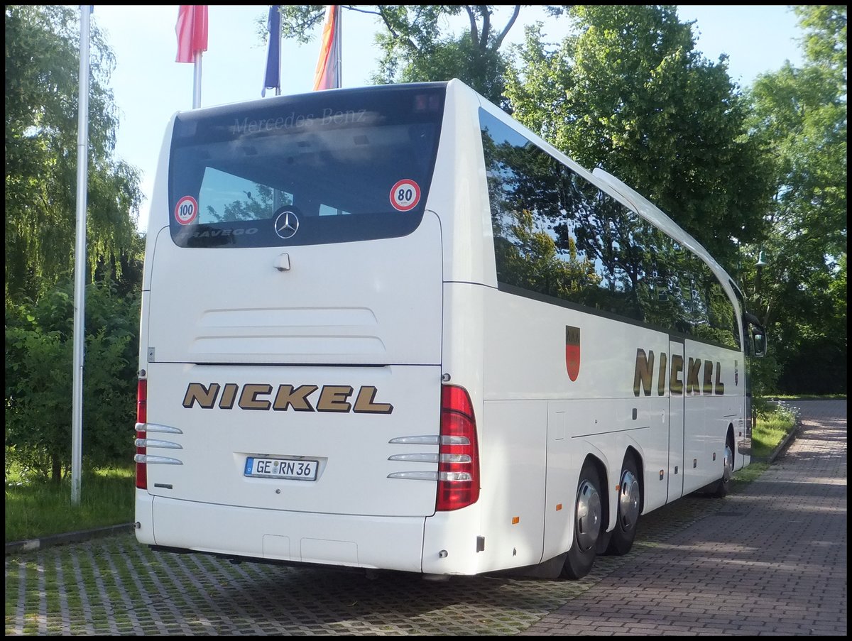 Mercedes Travego von Nickel aus Deutschland in Bergen.