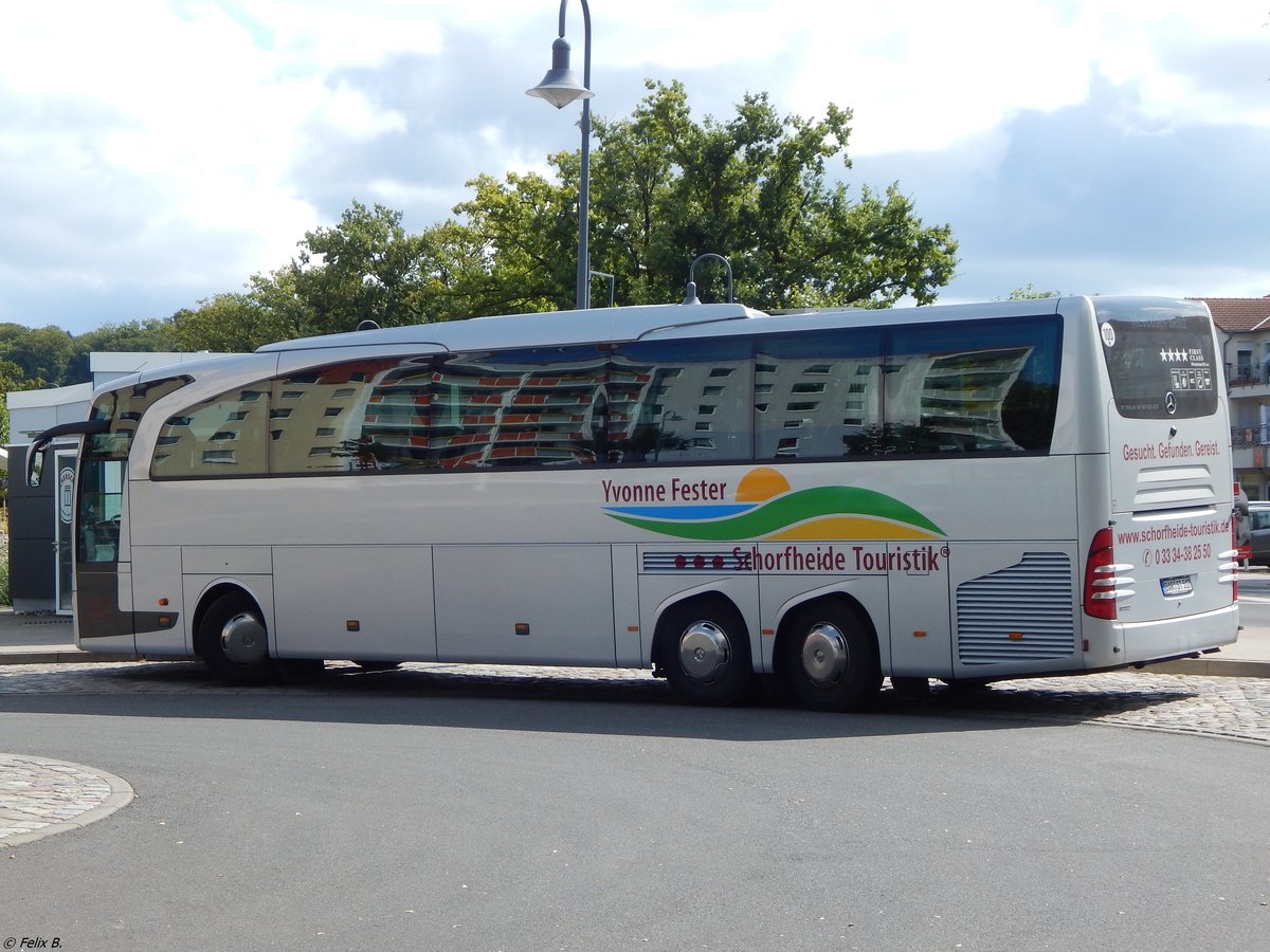 Mercedes Travego von Schorfheide Touristik aus Deutschland in Binz. 