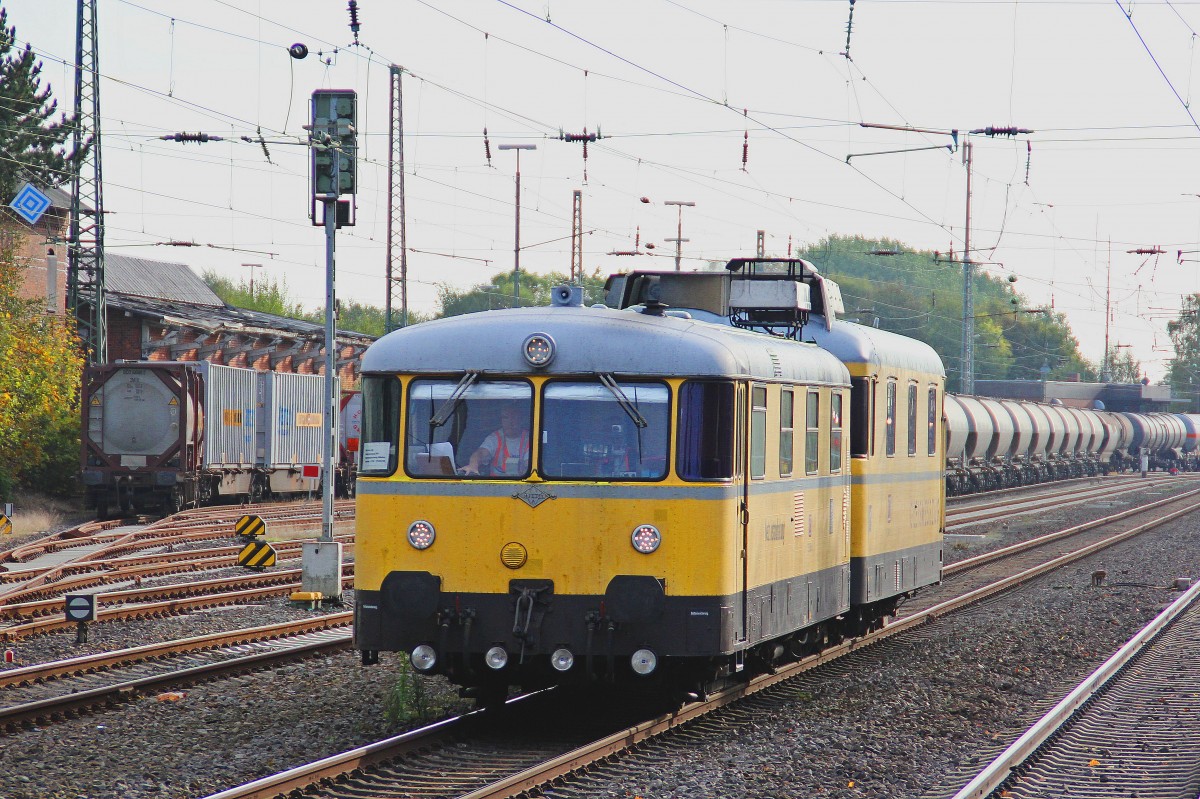 Messzug mit DB 725 004 und DB 726 004 am 08.10.2014 in Stade.