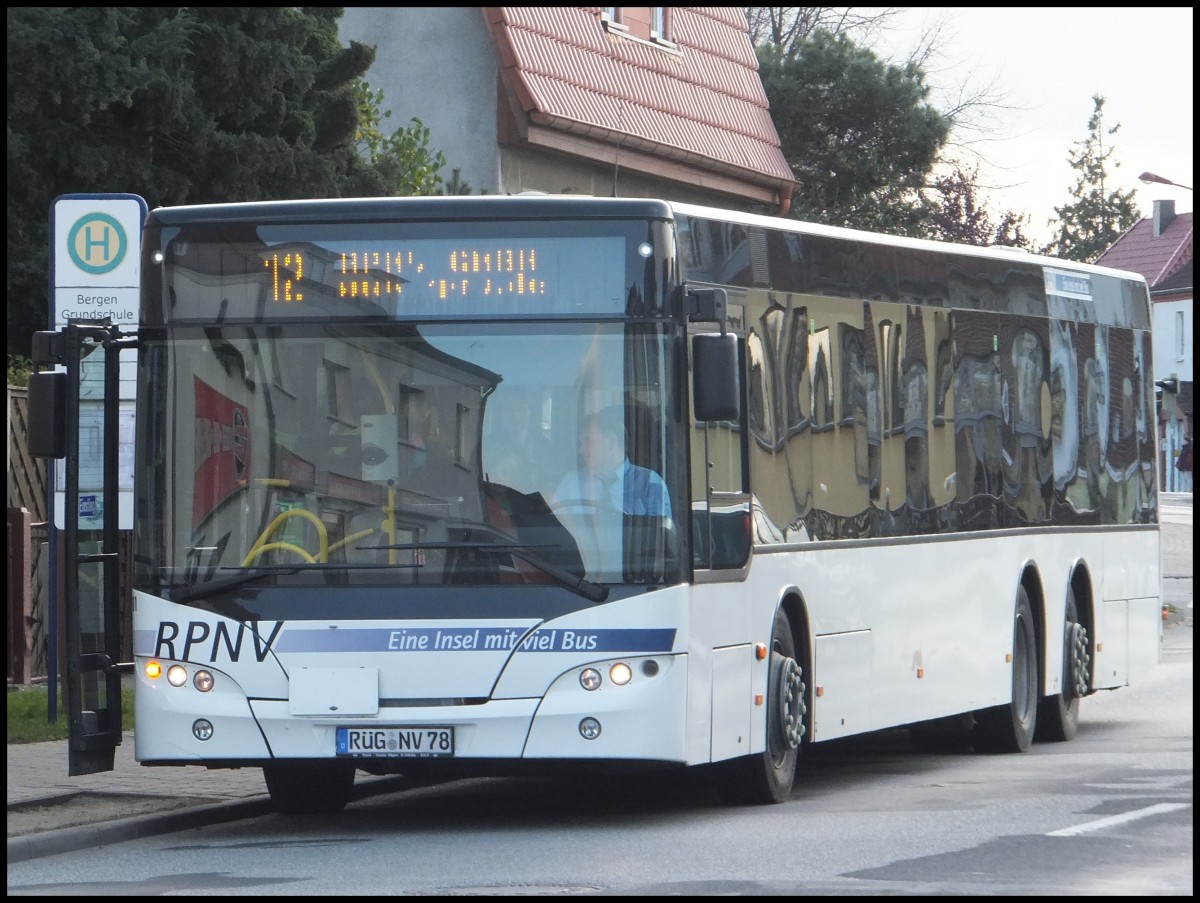 Mit diesem Bild geht die Ära Neoplan N4520 P auf Rügen zu Ende.
Neoplan Centroliner Evolution der RPNV in Bergen.