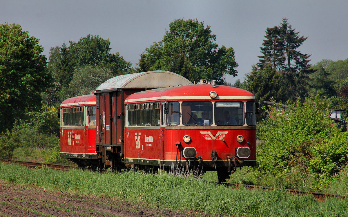 Moor-Express am 17.09.2018 durch Klein Aspe Auf dem Hollen im Kreis Stade.