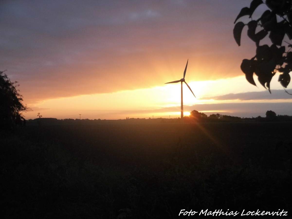 Morgenstimmung ber Sachsen-Anhalt am 23.10.15