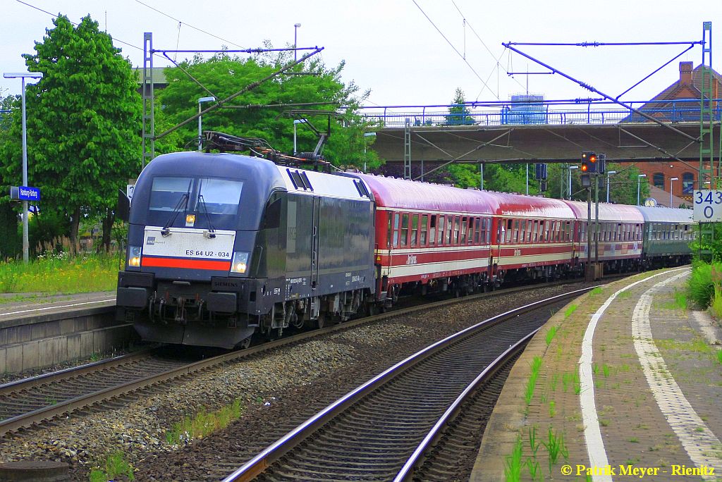 MRCE/HKX 182 534 mit HKX nach Köln am 27.06.2015 in Hamburg-Harburg