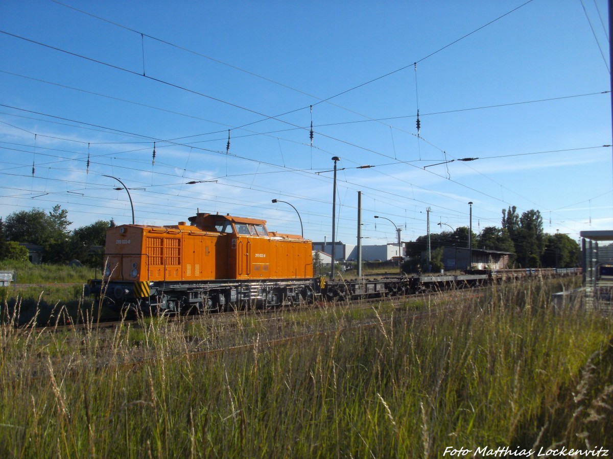 MTEG 293 022-0 abgestellt im Bahnhof Bergen auf R�gen am 16.6.14
