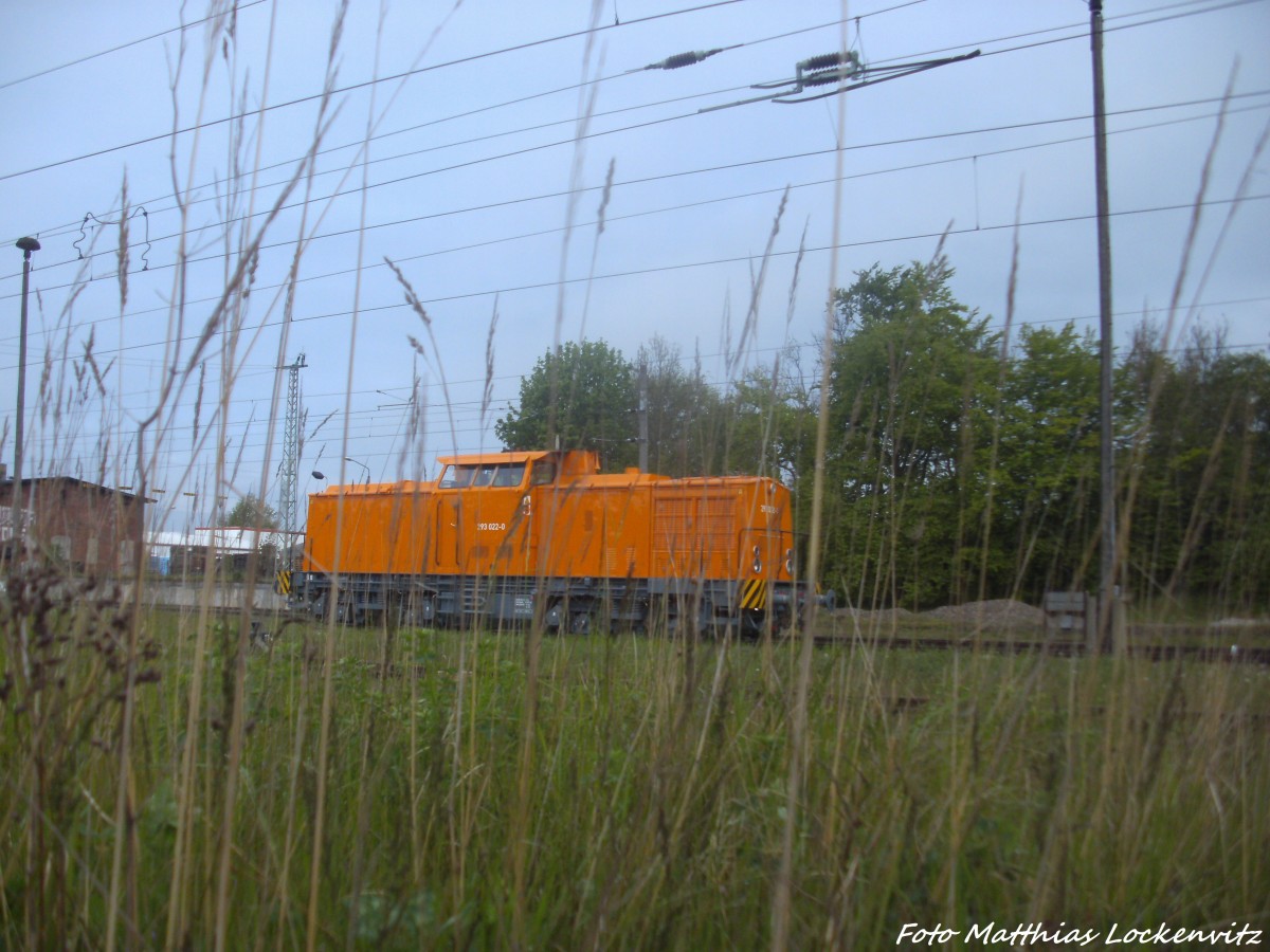 MTEG 293 022-0 abgestellt im Bahnhof Bergen auf R�gen am 9.5.14