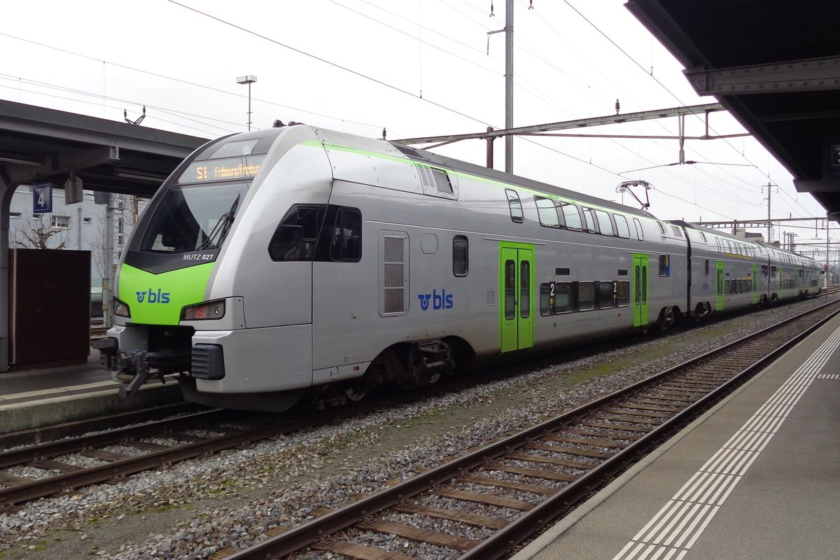 MUTZ 027 steht am 1 Janaur 2019 in Thun. 