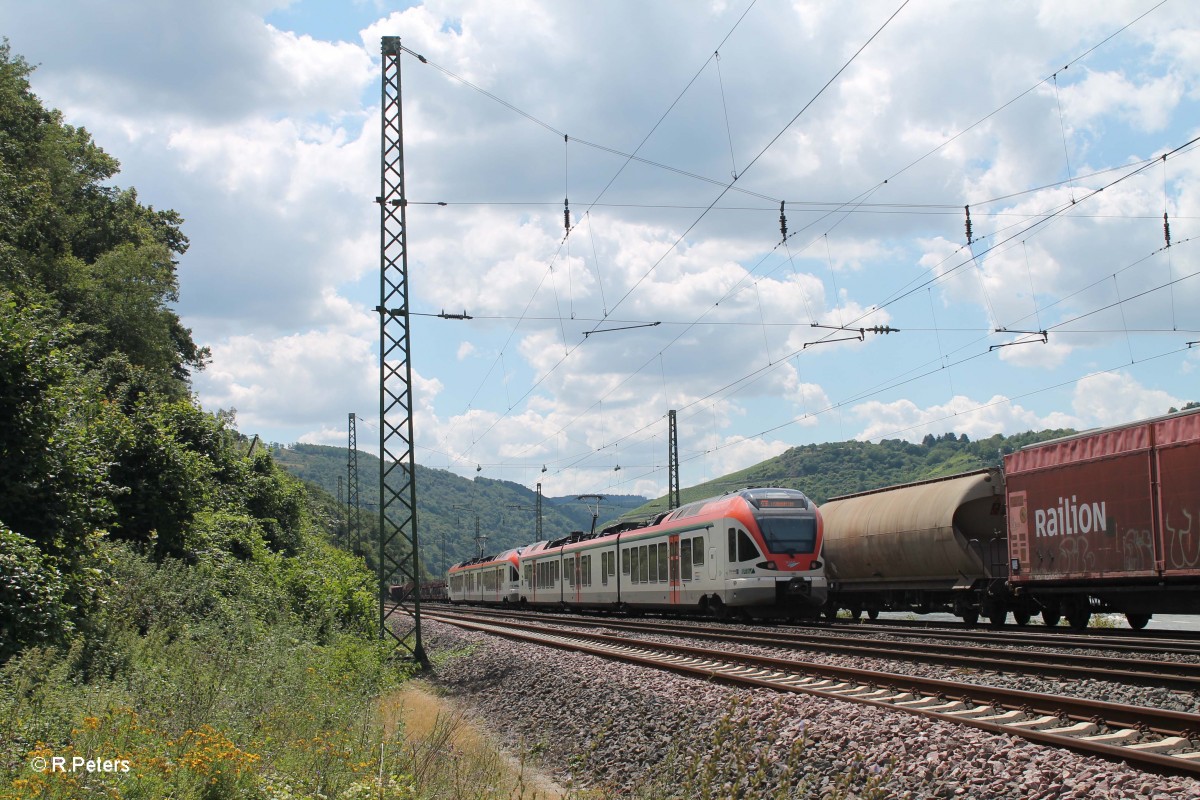 Nachschuss auf 301 auf dem Weg nach Frankfurt/Main im Loreley Betriebsbahnhof. 16.07.14