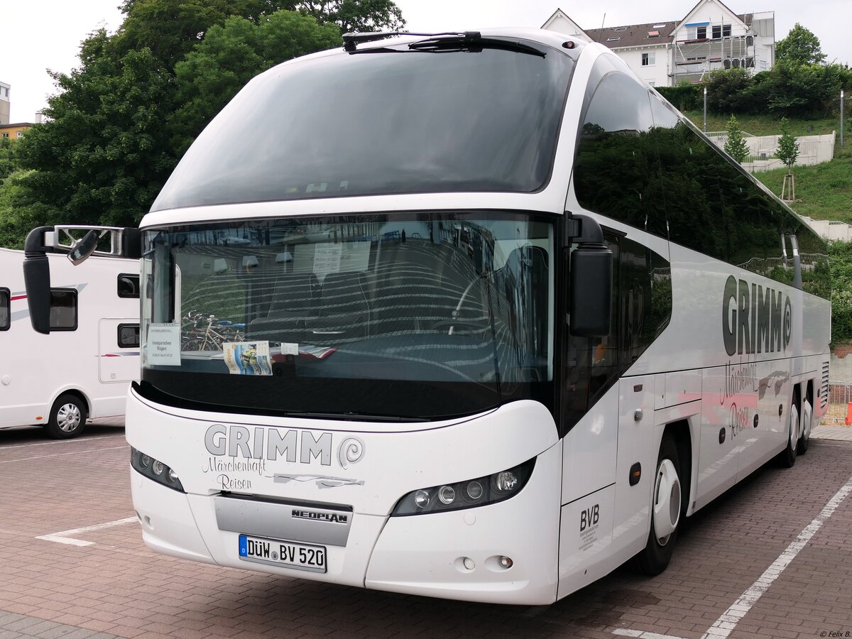Neoplan Cityliner von BVB Verkehrsgesllschaft aus Deutschland im Stadthafen Sassnitz.