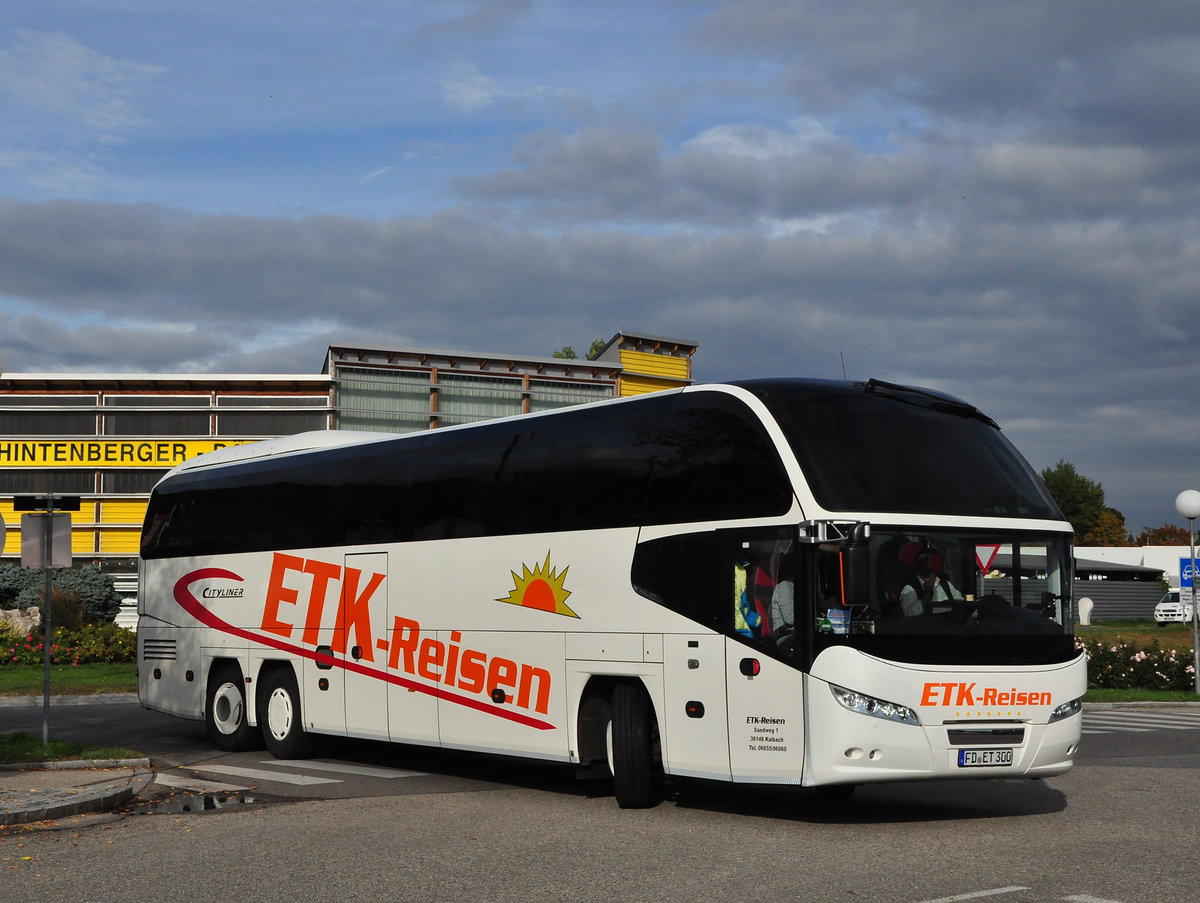 Neoplan Cityliner von ETK-Reisen aus der BRD in Krems gesehen.