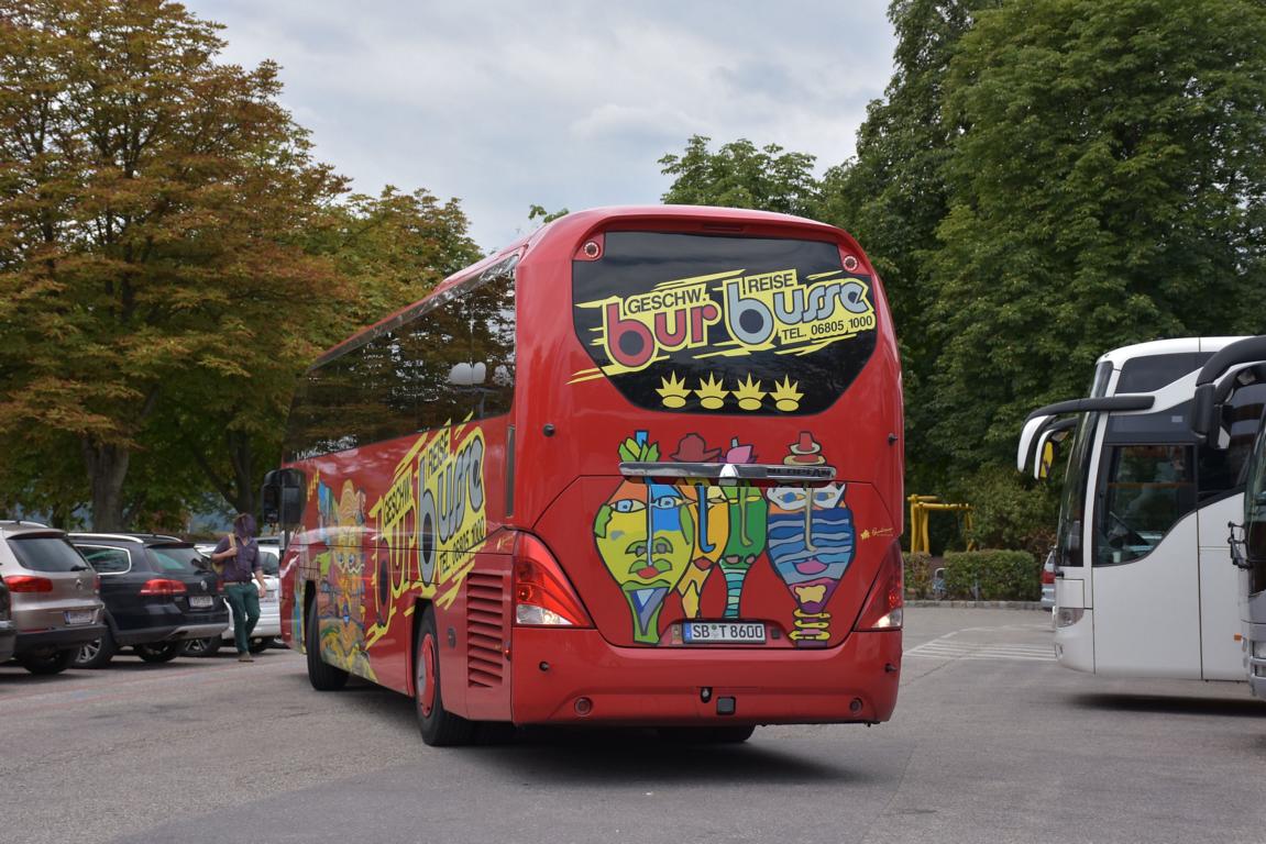 Neoplan Cityliner von Geschw. Bur Reisebusse aus der BRD 2017 in Krems.