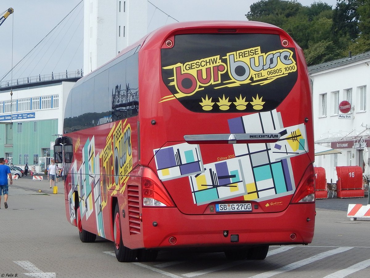Neoplan Cityliner von Geschwister Bur Reisen aus Deutschland im Stadthafen Sassnitz. 
