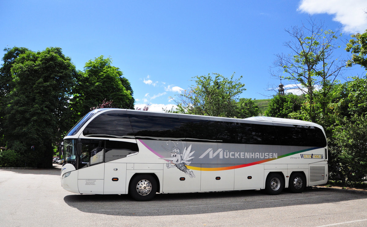 Neoplan Cityliner von Mckenhausen aus der BRD in Krems gesehen.