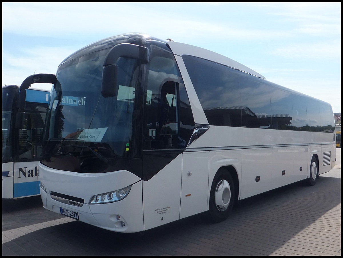 Neoplan Jetliner aus M�nchen zum Test bei der RPNV in Bergen.