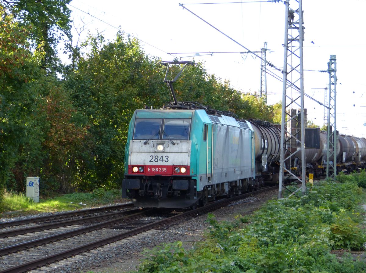 NMBS Lok 2843 Salzbergen, Deutschland 28-09-2018.

NMBS loc 2843 Salzbergen, Duitsland 28-09-2018.