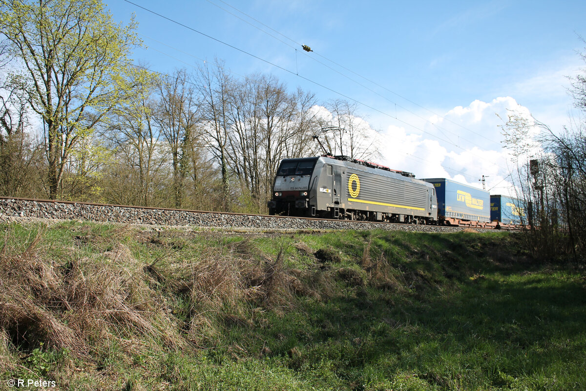 Notschuff auf 189 285 mit LKW- Walter bei Himmelstadt gen Norden. 28.03.24