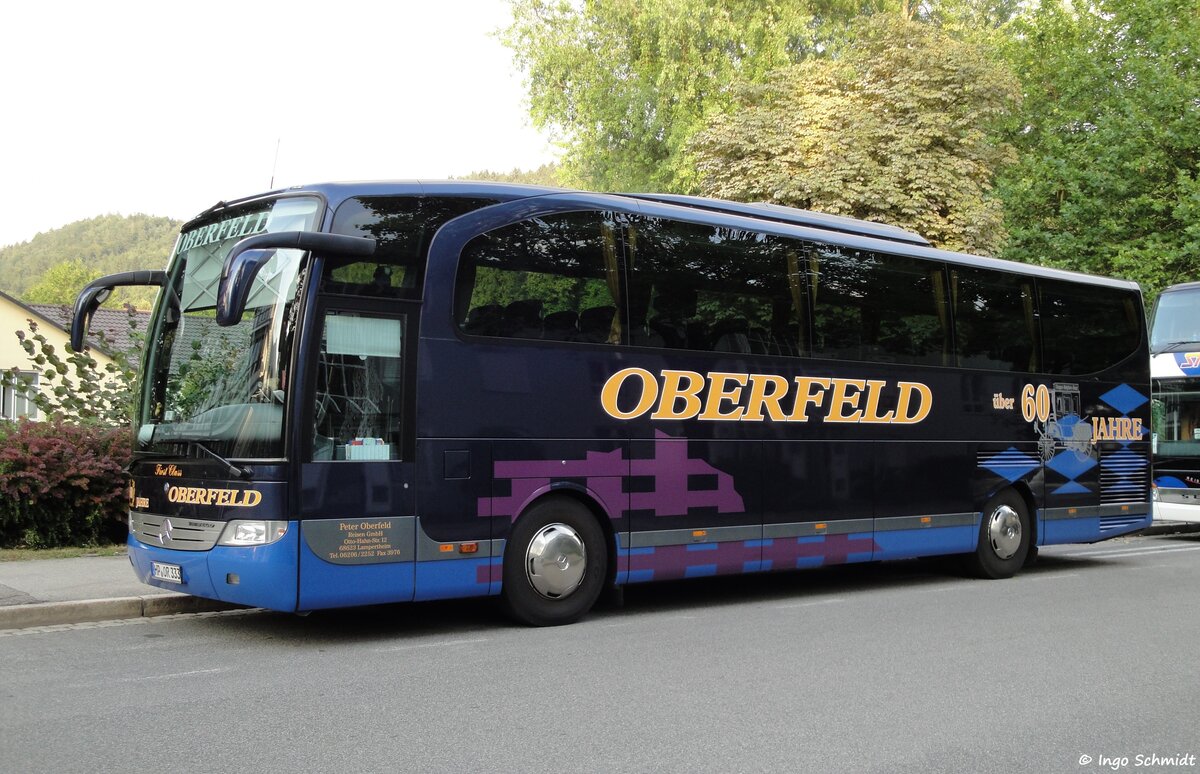 Oberfeld Reisen aus Lampertheim | HP-OR 333 | Mercedes-Benz Travego RHD | 22.08.2012 in Bad Reichenhall