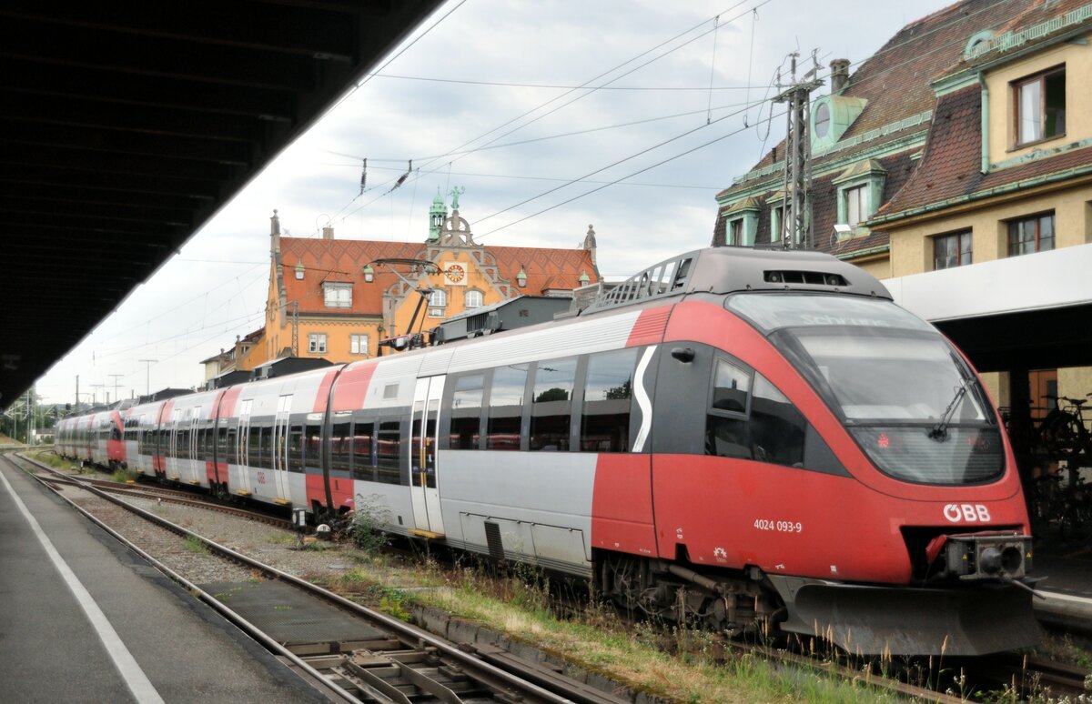 ÖBB 4024 093-9 ityliner in Lindau Insel am 29.07.2022.