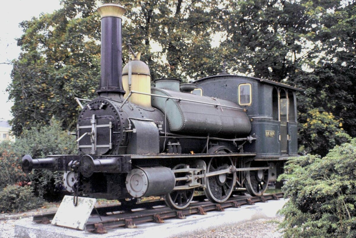 ÖBB Lok Liacon der KFNB VII Nr.94 in Linz am 07.10.1981.
