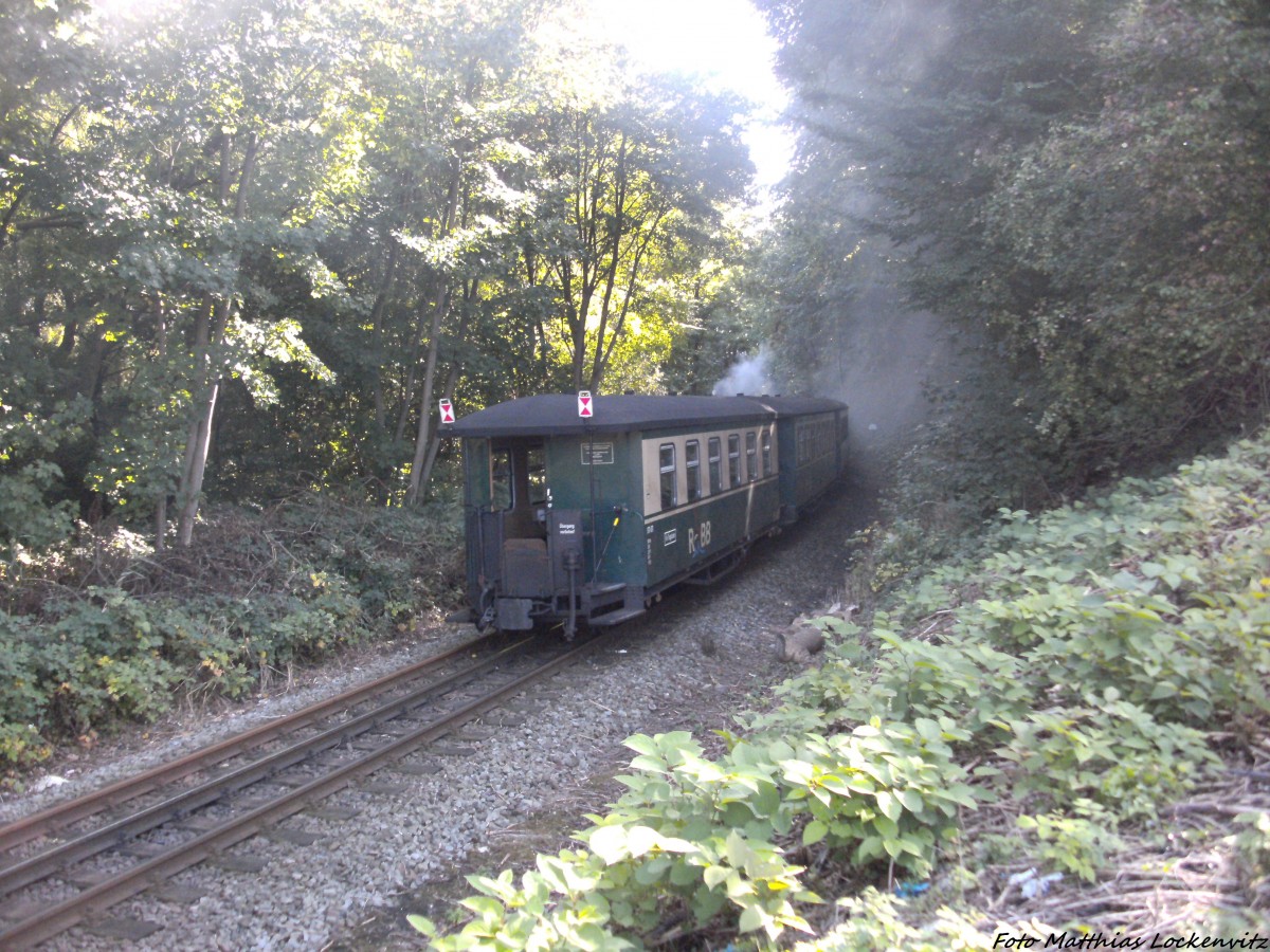 Ohne 2 Lok ging es f�r R�BB 99 4011 nach Lauterbach Mole am 30.9.13
