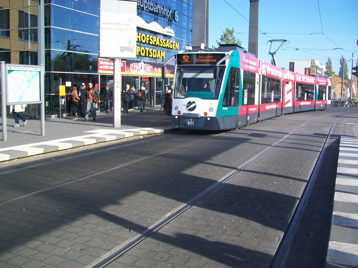 Potsdamer Straßenbahn am 23.10.2010