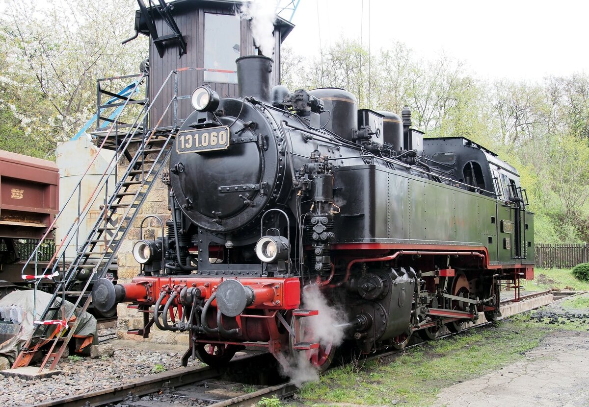 Private Dampflok CFR 131.060 beim 8.Dampfloktreffen in Dresden Altstadt am 15.04.2016.