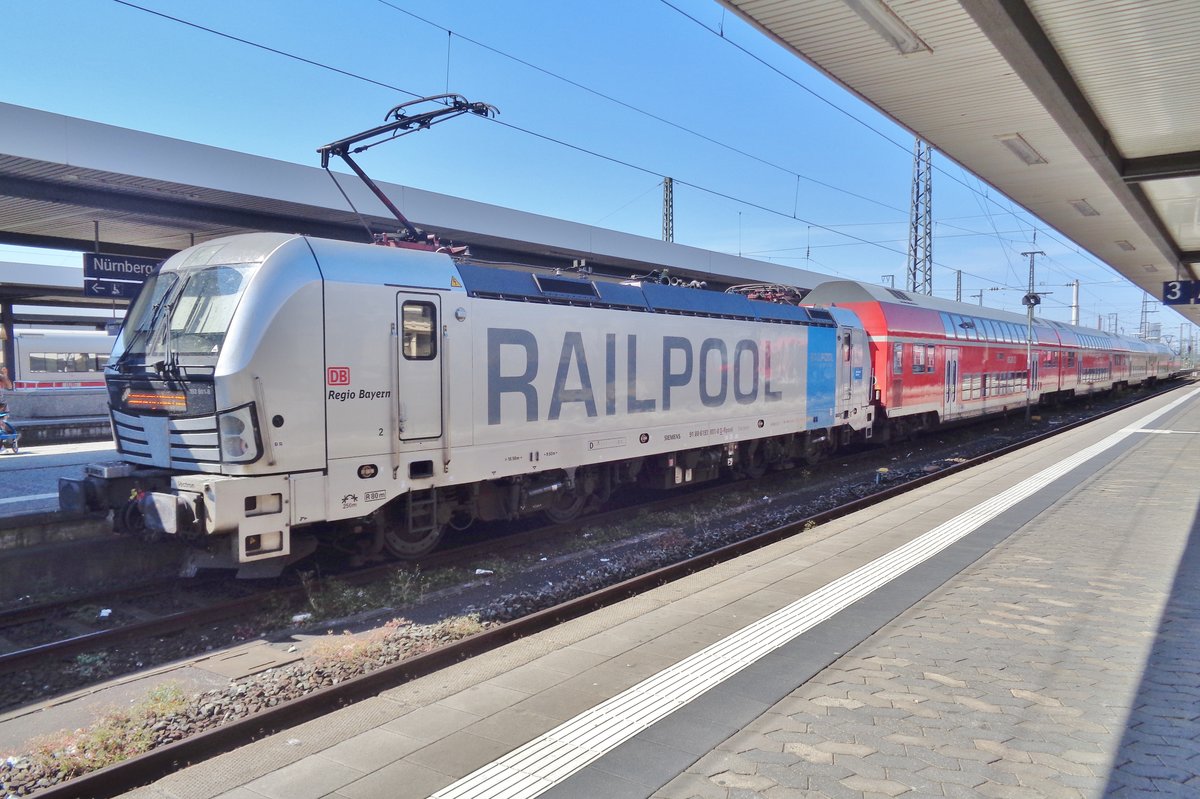 RailPool 193 801 steht am 21 Mai 2018 in N�rnberg Hbf.