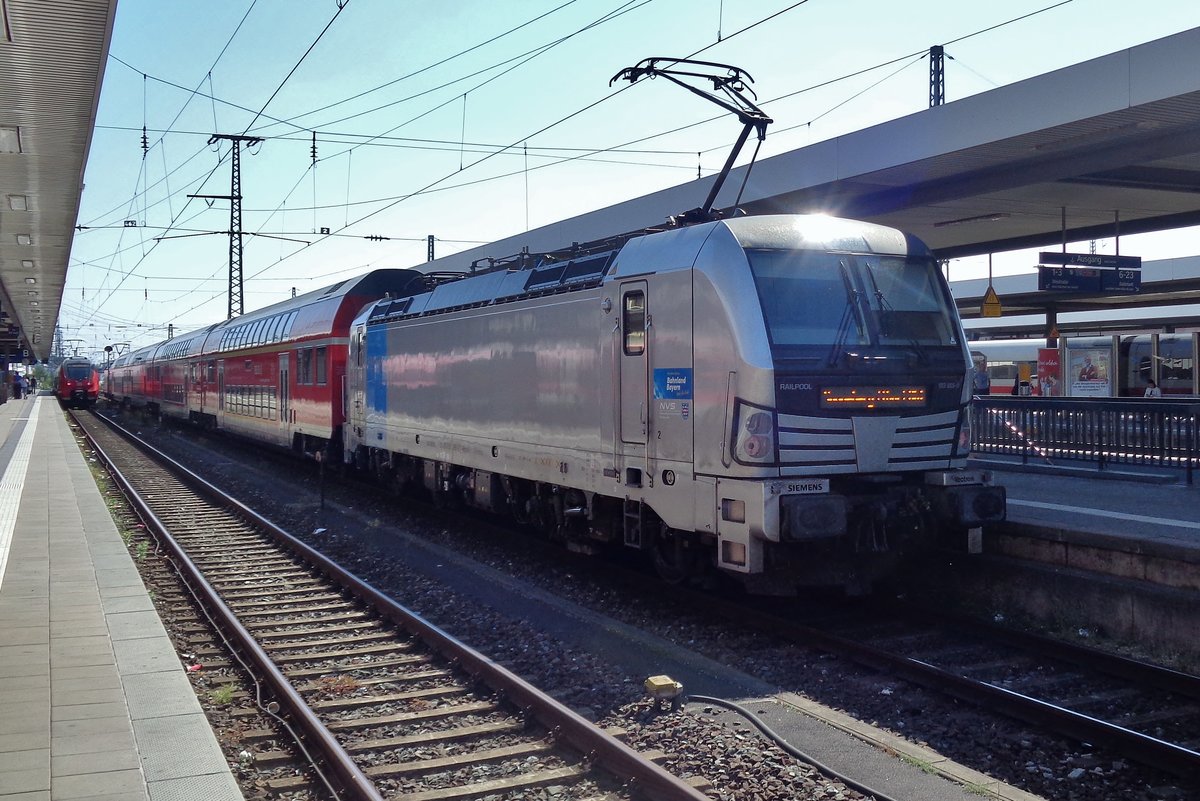 RailPool 193 805 steht am 21 Mai 2018 in N�rnberg Hbf.
