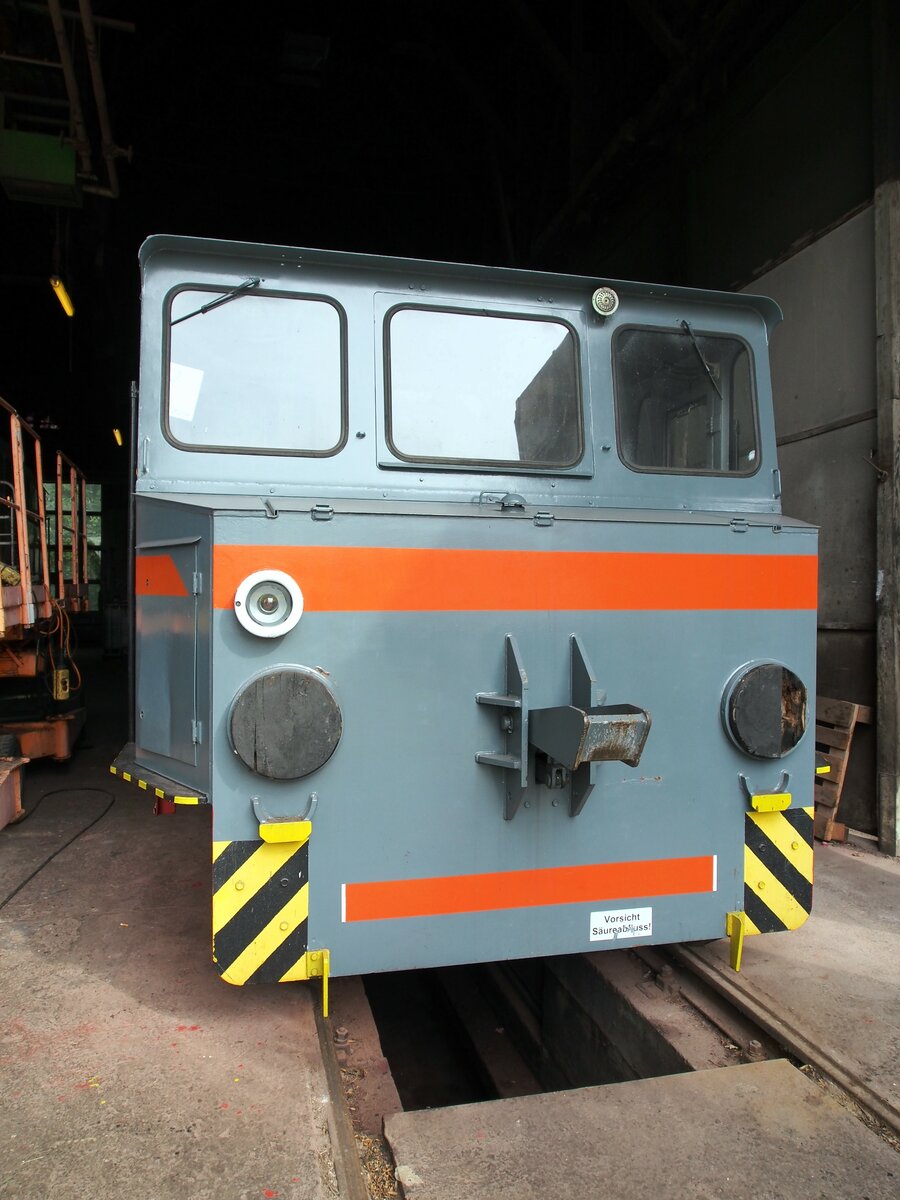 Rangiertraktor im Eisenbahnmuseum Weimar am 05.08.2018.