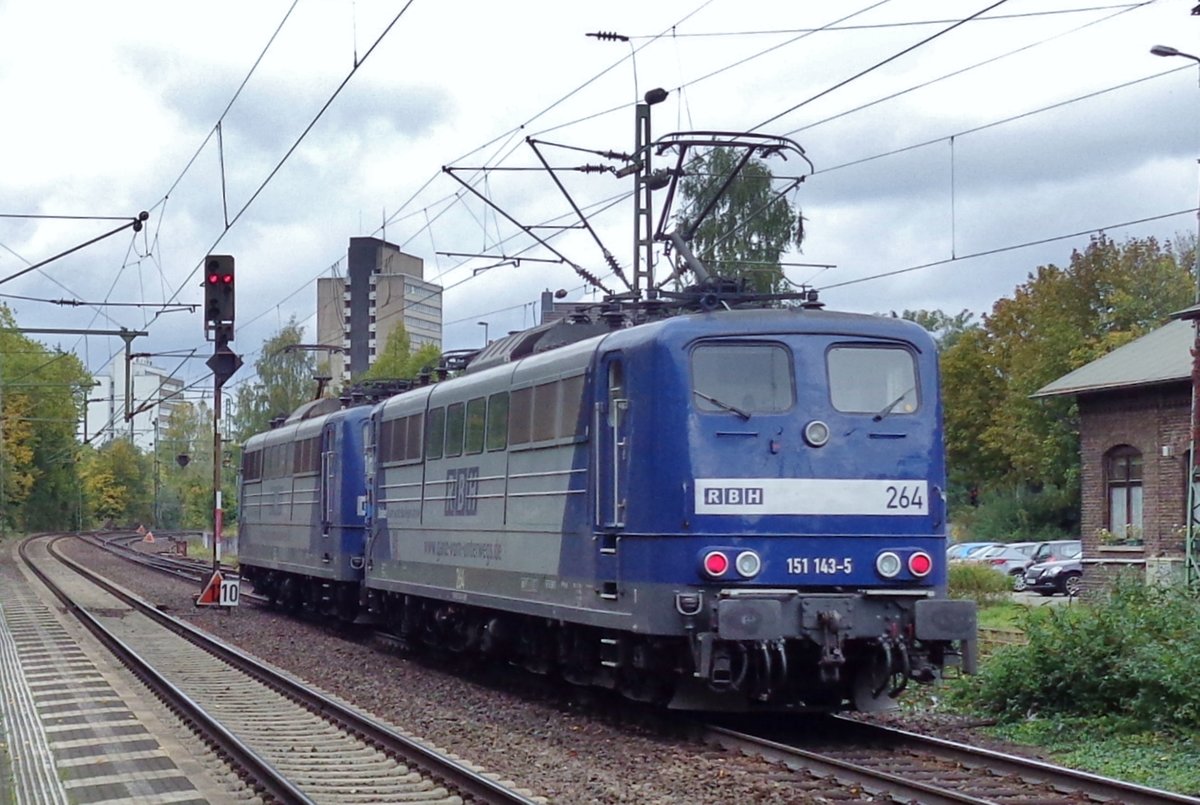 RBH 264 durchfahrt am 4 Oktober 2017 Bonn-Beuel�